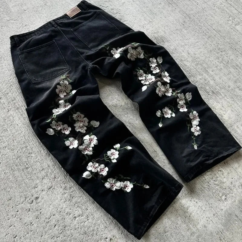 CHERRY BLOSSOM BAGGY JEANS